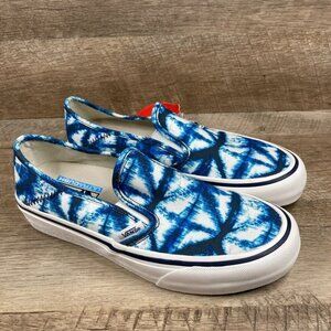VANS Slip-On SF Indigo Dress Blues Sneakers Skate Shoes Mens 5.5 Womens 7 NEW
